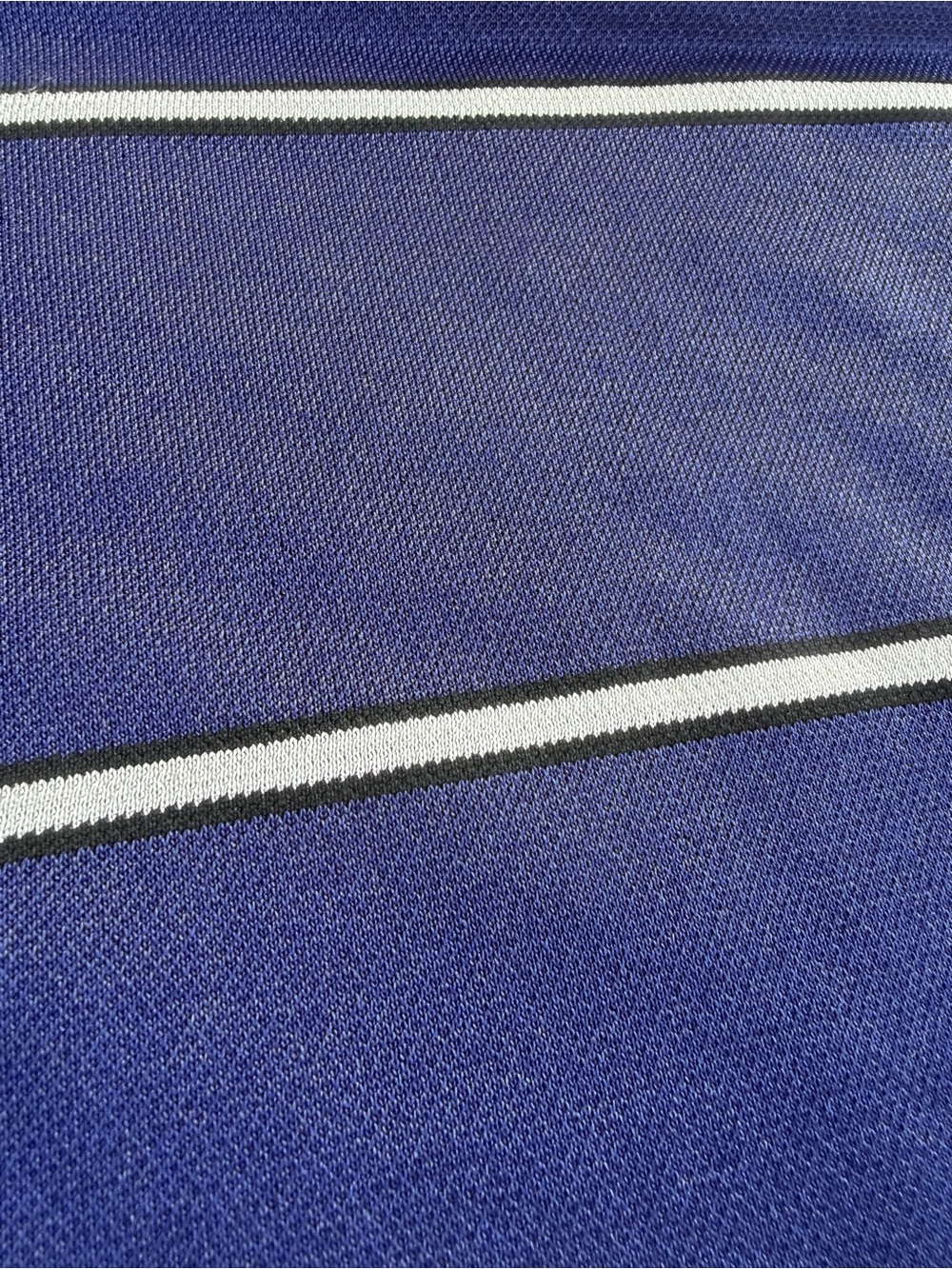 VTG ‘90s Nike Blue Striped Soccer Jersey V-Neck Size: S - Picture 6 of 11